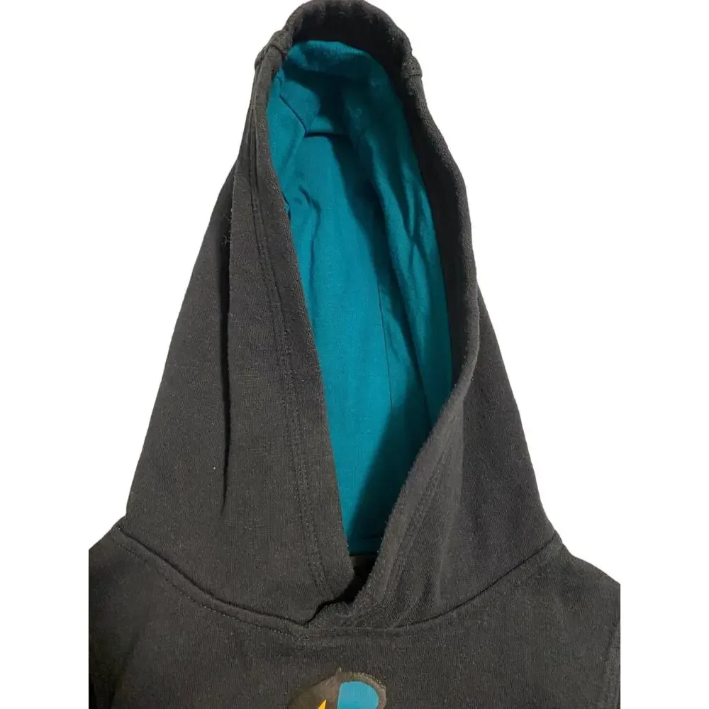 Youth NIKE‎ Black Peace Love Nike Swoosh Basketball Pullover Hoodie size  M 6